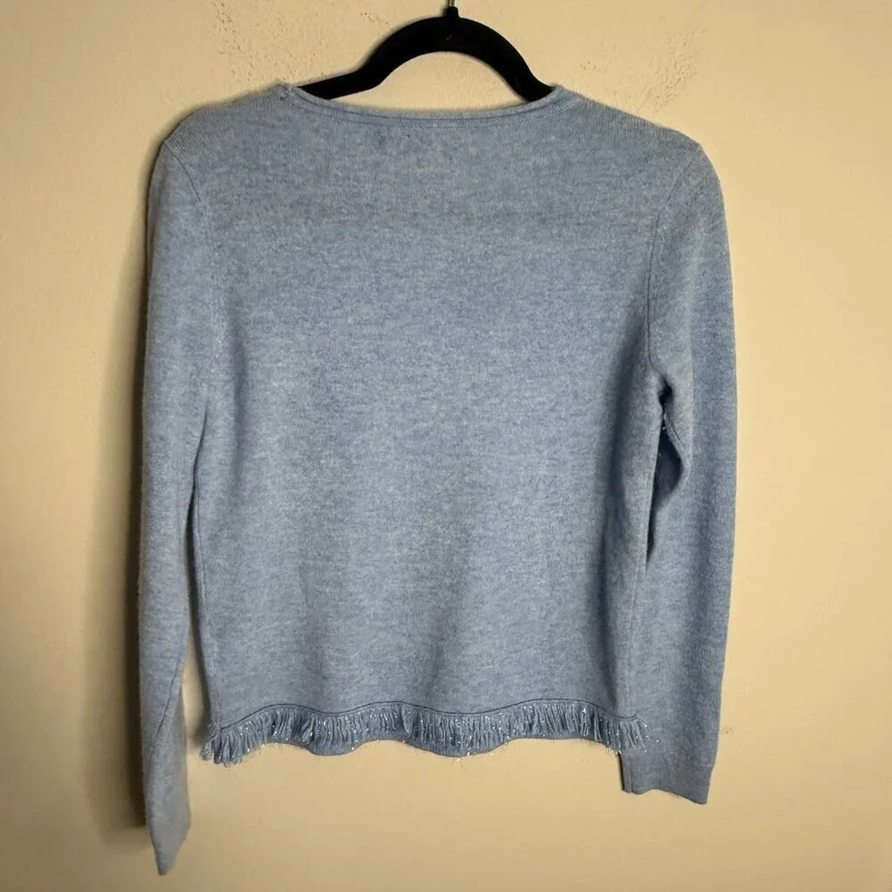 Lilly Pulitzer Women's Vista Knit Fringe Crewneck Sweater - Size XS Extra Small‎